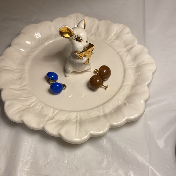 Vintage Holland Mold Ceramic Cheese Plate - Picture 9 of 10